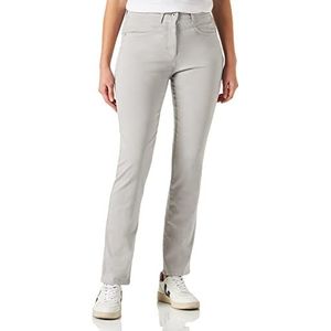 Raphaela by Brax Laura New Garment Dyed Cotton Satin Jeans, Light Grey, 42K dames, Lichtgrijs, 38 NL