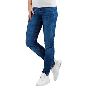 PIECES Pcfive Delly Jeans Mbld/Noos Jeansbroek voor dames, blauw (medium blue denim), XL