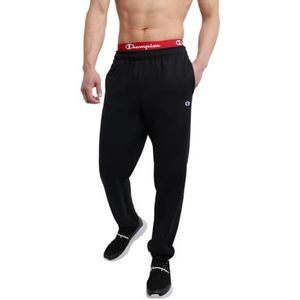 Champion Powerblend Relaxed Bottom Fleece Broek voor heren, Zwart, XXL