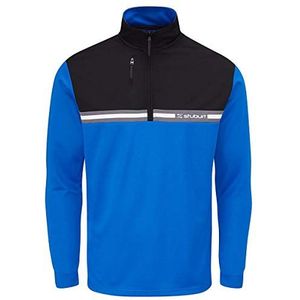 Stuburt Heren Flitton Half Zip Mid Layer Thermische & Ademend Sport Golf Top Jas Jas