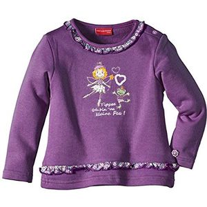 SALT AND PEPPER Baby - meisjes sweatshirt B Fr. Fee ruches, Violet (Violet 755), 62 cm