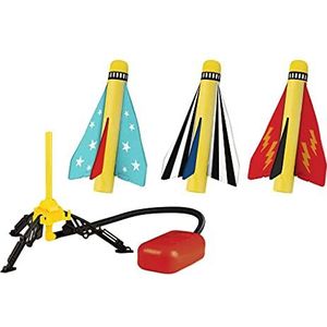 moses. 30321 fenoMINT Luchtdruk Experimenteerspeelgoed voor kinderen, 3 kleurrijke raketten & 1 lanceerhelling, outdoor-speelgoed voor kleine onderzoekers