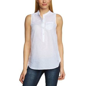 Tommy Hilfiger Dames Top Varsha Top NS / 1M87625537, ronde hals, wit (100 Classic White), 36