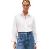 TOMMY HILFIGER - Blouse 'ESS' - Wit - Klassieke Blouse - Oversized