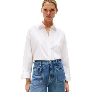 TOMMY HILFIGER - Blouse 'ESS' - Wit - Klassieke Blouse - Oversized