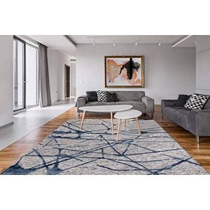 Arte Espina modern tapijt grafisch patroon design grijs blauw 120X180cm