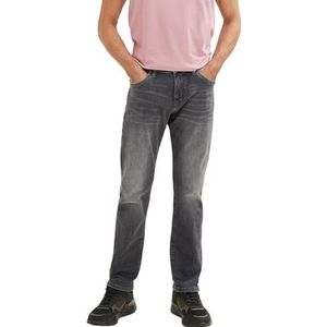 TOM TAILOR heren Josh Regular Slim-jeans voor heren Josh normale smalle jeans, 10219-gebruikte half steengrijze denim, 30W / 34L