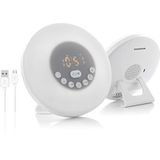 InnovaGoods® Zonsopgang oplaadbare wekker met speaker Slockar, ontwaakt op een natuurlijke en aangename manier, oplaadbaar en elegant ontwerp, ideaal voor thuis.