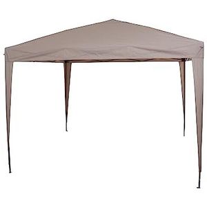 Dakbekleding Taupe to Starter vouwpaviljoen 3 x 3 m, bekleding van 160 g/m² polyester, PU-gecoat, taupe