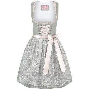 STOCKERPOINT - Dirndl - Groen - Lichtroze - Wit