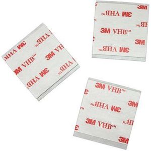 TapeCase 3M 4950 plakband, 1,1 mm dik, 0,75 inch x 0,75 inch (0,75 inch x 0,75 inch vierkant) 250 stuks