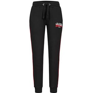 Lonsdale Dames Keereen joggingbroek, zwart/rood/wit, XS