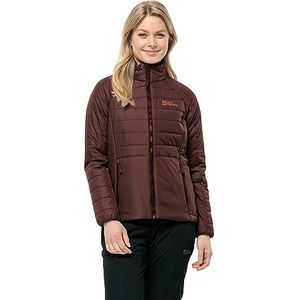 Jack Wolfskin Lapawa Ins JKT W Jas, Dark Maroon, S Dames, donker kastanjebruin, S