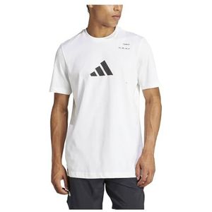 Adidas Tns Cat G T-shirt Met Korte Mouwen Wit Man