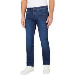 Pepe Jeans Rechte jeans voor heren, Blauw (Denim-ct1), 34W / 34L