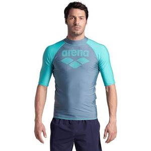 ARENA Men's Rash Vest S/S Graphic Rash Guard Shirt Heren
