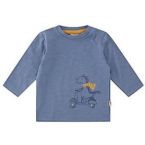 SALT AND PEPPER Baby-jongens L/S Dino Scooter T-shirt, Faded Blue, 62 cm