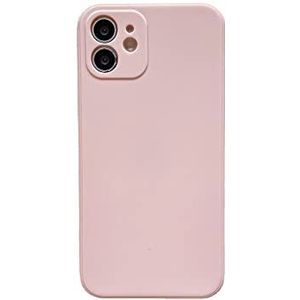 ARMODORRA Compatibel met iPhone 11 Case, geüpgraded [Liquid Silicone] met camerabescherming Soft [anti-krassen] microvezel voering telefoonhoes voor iPhone 11 6,1 inch roze