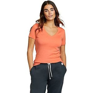 Eddie Bauer Dames Modieus T-shirt, Dusty Coral, medium, Dusty Coral., M