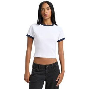 Lee Ringer Raglan thee, wit (bright white), M