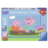 Ravensburger Puzzel Peppa Pig - 2x24 Stukjes - Kinderpuzzel