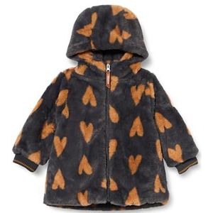 Noppies Kids Meisjes Meisjes Jas Alva All Over Print Jas, Asphalt-P524, 140, Asphalt - P524, 140 cm