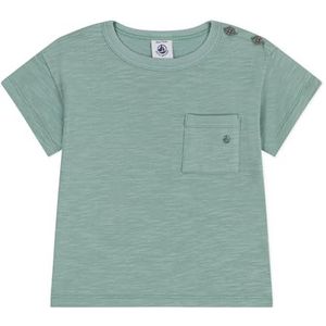 Petit Bateau T-shirt met korte mouwen voor jongens, Groen, 3 Maanden