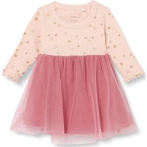 NAME IT NBFROYANE LS Dress, Rose Smoke, 50 cm