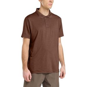 T-shirt - Darkrust Heather - 95% Polyester 5% Elastaan - Ademend