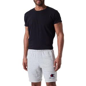 Champion Legacy Icons Plus Pants - Spring Terry Bermuda Shorts, grijs melange, L heren SS24, Grijs Melange, L