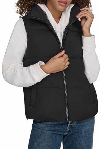 Dockers - Hd Matte Soft Bubble Puffer Vest - Grijs - 100% Nylon