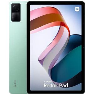 Xiaomi Redmi MediaTek G99 Tablet Pad 128 GB, 10,61 inch display 2K 90 Hz, 4 luidsprekers, 8000 mAh, Unibody Metal Design, WiFi - mintgroen, Tablet Pad 4 128 mintgroen