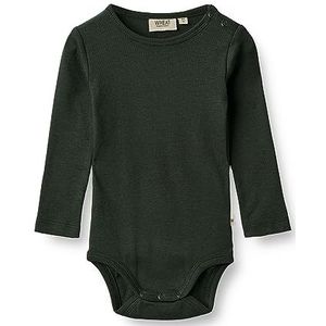 Wheat Uniseks pyjama voor baby's en peuters, 0025 Black Coal, 80 cm