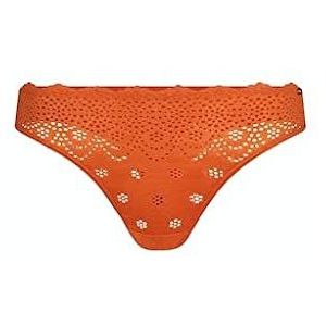 Skiny Dames Bamboo Lace G-string, Burnt Oker, Regular, Burnt Ochre, 36