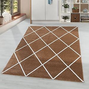 Ruitpatroon laagpolig tapijt plat tapijt slaapkamer woonkamer