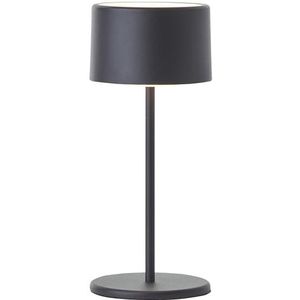 Briljante LED tafellamp zwart Dimbaar & met oplaadbare batterij Mobiele binnenlamp met drietraps touchdimmer Warm wit licht, stijlvol ontwerp, energiebesparend & flexibel gebruik - oplaadbaar via USB