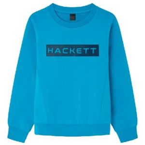 Hackett London Jongens Essential Sp Crew Sweatshirt, Blauw (Hypa Blue), 15 jaar, Blauw (Hypa Blue), 15 jaar