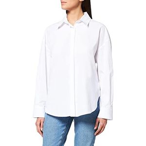 7 For All Mankind Dames JSFL5060WH Blouse, Wit, M