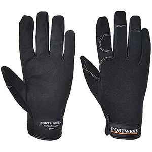 Portwest A700 Algemeen Gebruik Hoogwaardige Handschoen, Normaal, Grootte M, Zwart