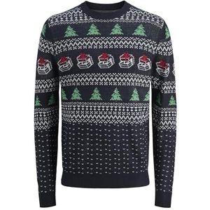 JACK&JONES - JJXMAS ANDREW KNIT CREW NECK - Heren - Gebreide truien