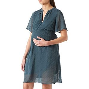 Noppies Maternity damesjurk Nursing Short Sleeve Laurel jurk, Dark Slate-P558, XS