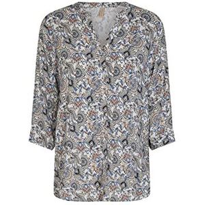 SOYACONCEPT dames blouse, Cashmere Blue Combi, M