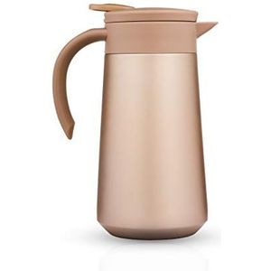 BOHORIA® Thermoskan, thermoskan, kan voor koffie, thee en water, roestvrij staal, Quick Tip-sluiting, 0,8 liter (goud)
