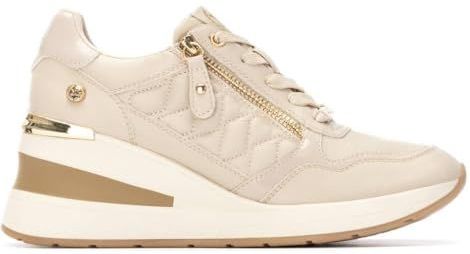 Xti - 14438001-BEIGE - Sportschoenen - Beige - Ritssluiting - Casual