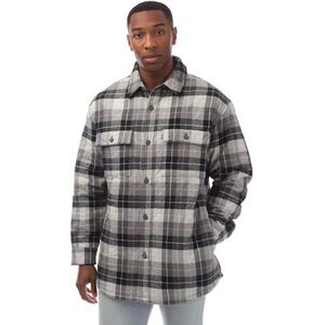 Levi's Bernal Heights Overshirt Shirt Mannen, Crenshaw Plaid Bright White, L