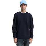 TOM TAILOR - Sweatshirt - Nachtblauw - Effen - Lange Mouw