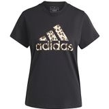 adidas T-shirt met dierenprint voor dames