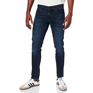 7 For All Mankind Slimmy Tapered Luxe Performance Eco Dark Blue Jeans voor heren, Donkerblauw, 29W / 30L