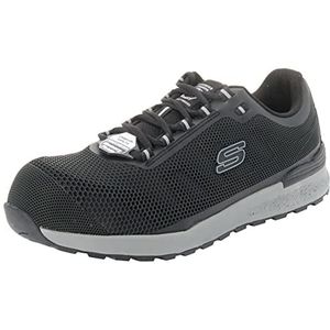 Skechers Bulklin Lyndale Sneakers voor heren, Zwart, 45 EU