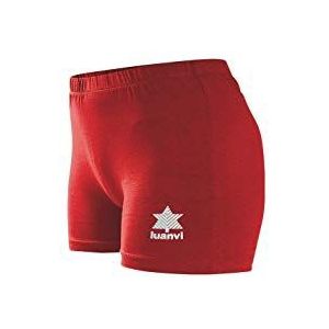 Luanvi 02964 0022 tights voor training, dames, rood, XXS